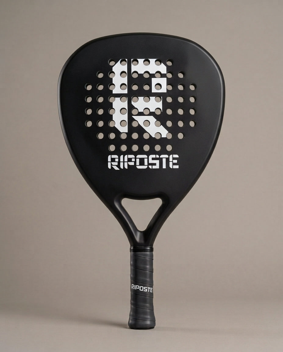 Raquette de padel Riposte Goutte noire mat