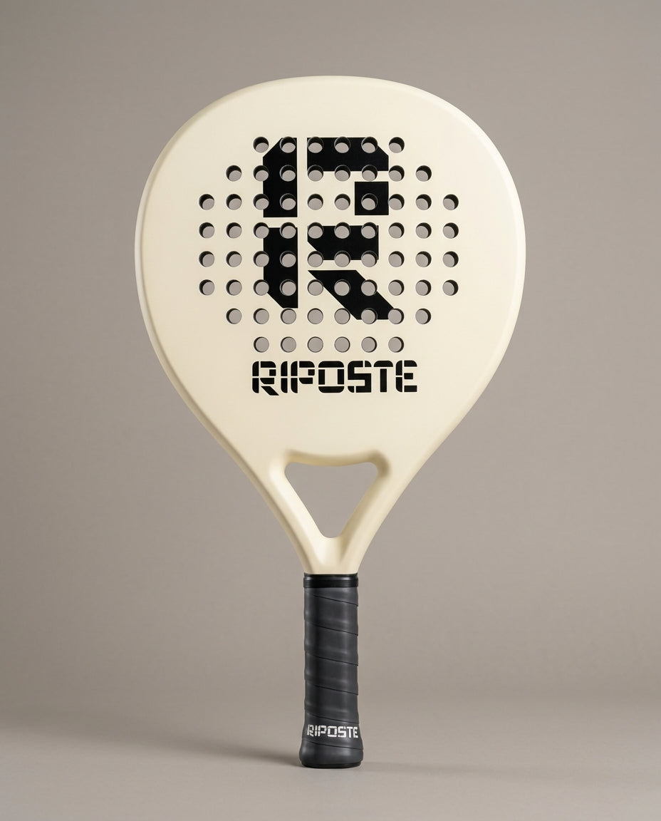 Raquette de padel Riposte Ronde crème
